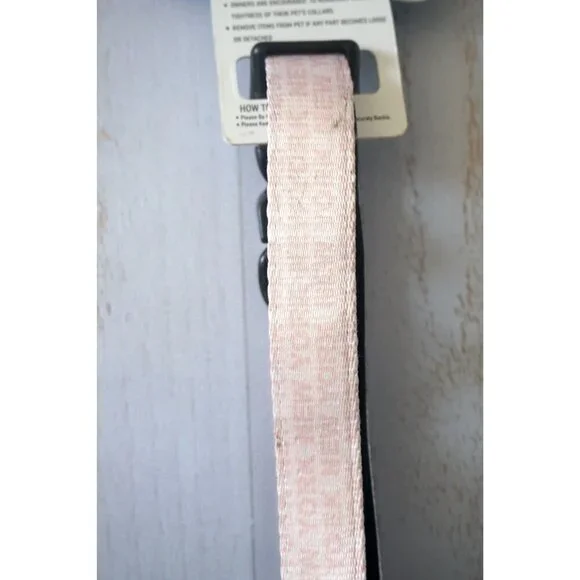 Robin Ruth NY Dog Collar Pink - Size L, NWT - Picture 5 of 6